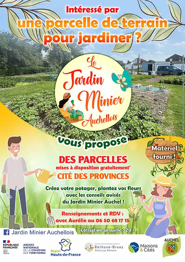 UNE PARCELLE POUR JARDINER