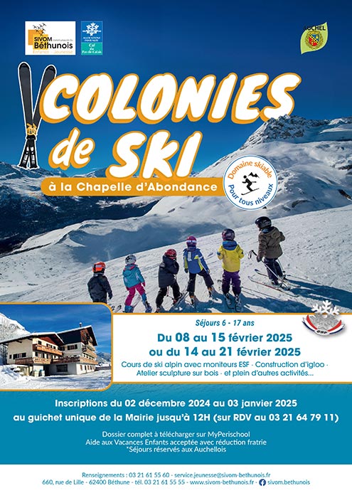 COLONIES DE SKI