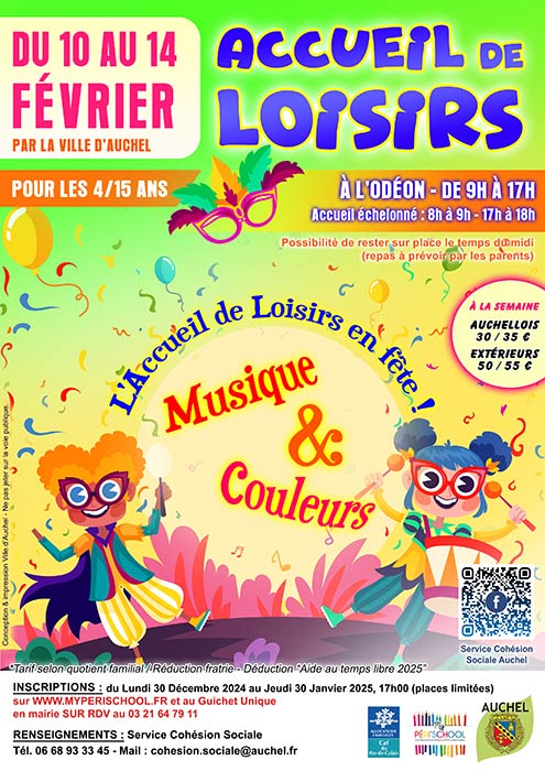 Accueil de Loisirs Municipal Février 2025