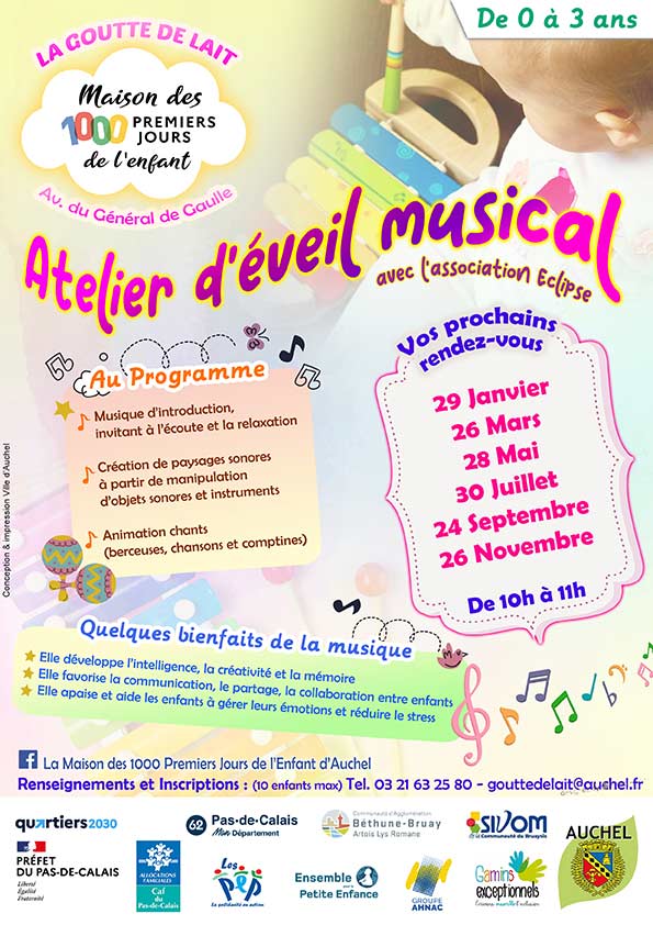 Atelier d’éveil musical